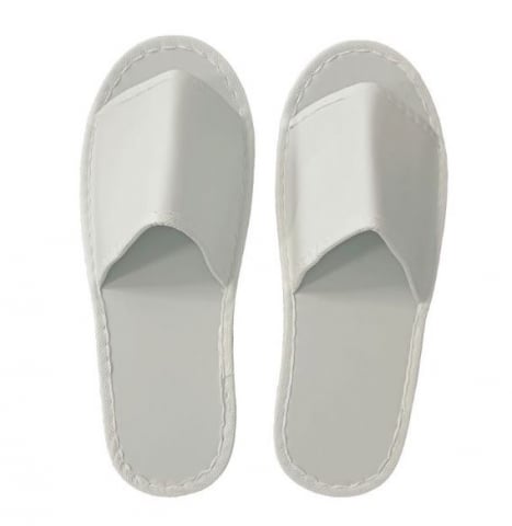 Produse hoteliere - Papuci pentru SPA sau piscina albi din material antiderapant, 7mm