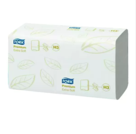 Prosoape hartie pliate - Prosoape hartie pliate Premium, 2 straturi, 250 buc/pachet, Tork Soft Singlefold