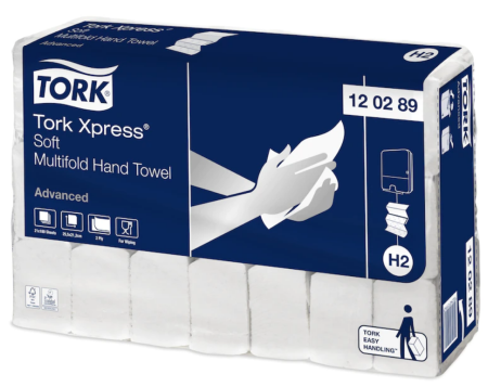 Prosoape pentru maini, de hartie, Xpress Multifold Soft, Tork, 2 straturi [1]