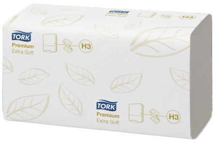Prosoape hartie pliate - Prosoape pentru maini pliate Tork Singlefold Extra Soft, Premium, 2 straturi