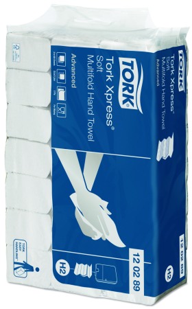 Prosoape pentru maini Tork Express, Multifold Soft, 2 straturi [2]