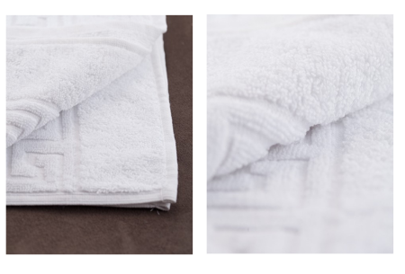 Prosoape hotel - Prosop fir dublu rasucit cu bordura greceasca 50x90cm, 600gr