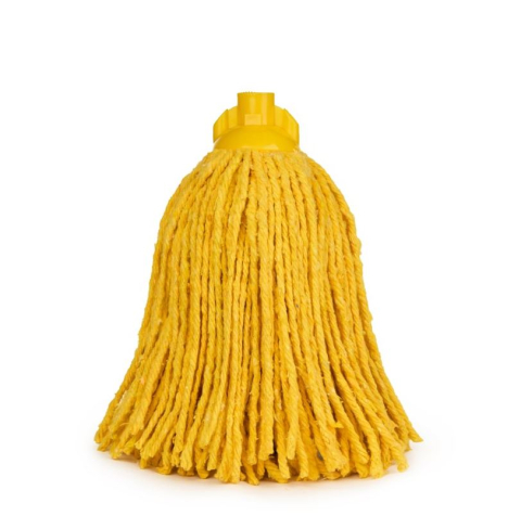 Casa, Gradina & Bricolaj - Rezerva mop bumbac colorat galben, 250 gr– Linie profesională
