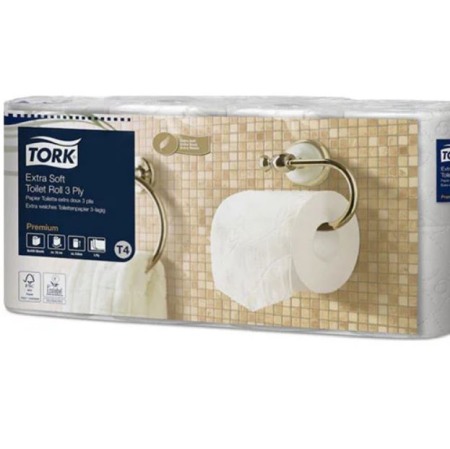 Rola de hartie igienic obijnuita Tork Extra Soft Premium - 3 straturi