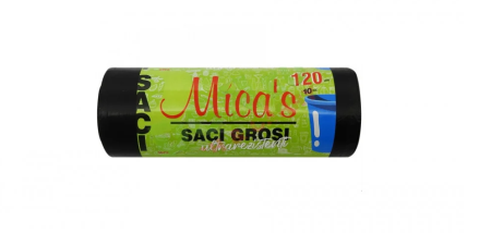 Saci menajeri - Saci menajeri 120 L Micas 10buc/rola LDPE