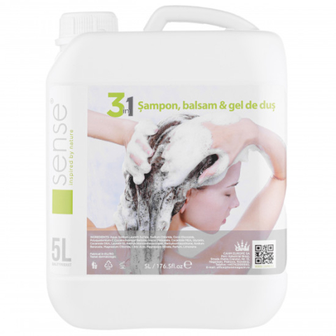 Sampon si gel de dus - Sampon, balsam si gel de dus 5 L  - Sense