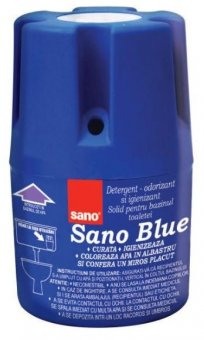 Odorizante profesionale - Sano Blue Odorizant pentru bazinul toaletei, 150 grame