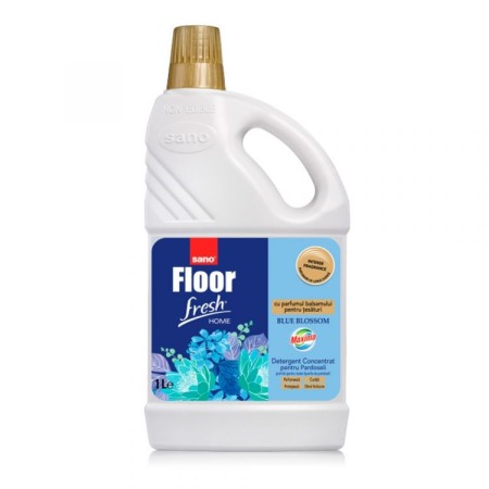 Detergenti profesionali - Sano, Detergent concentrat pardoseli Floor Fresh Home Blue Blossom, 1L