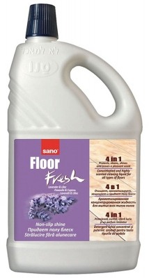 Detergenti profesionali - Sano, Detergent pentru orice tip de pardoseala Floor Fresh Liliac, 1L