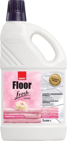 Detergenti profesionali - Sano, Detergent pentru pardoseala Floor Fresh Home Cotton, 1L