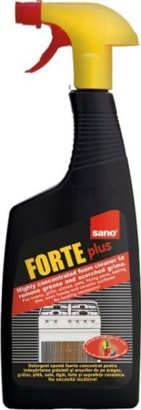 Detergenti profesionali - Sano Forte Plus Detergent, degresant cu pulverizator pentru aragaz, 500ml