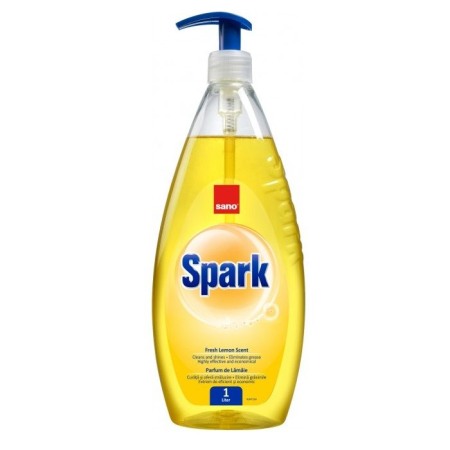 Detergenti profesionali - Sano Spark Lamai Detergent vase cu pompita, 1L