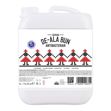 Sapun lichid Antibacterian 5L, Sapun de-ala bun