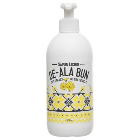 Sampon si gel de dus - Sapun lichid cu extract de Galbenele 500ml, Sapun de-ala bun