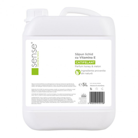 Sampon si gel de dus - Sapun Lichid Gel Catifelant HDPE Sense, 5L