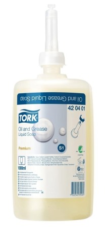 Sapun lichid - Sapun Lichid pentru Uleiuri și Grasimi, 1L, Tork