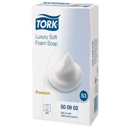 Produse ingrijire personala - Sapun spuma antibacterian Tork Luxury Soft, 800 ml
