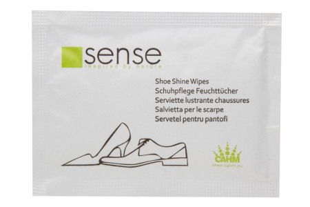 Cosmetice hoteliere - Servetel cu silicon pentru pantofi Sense