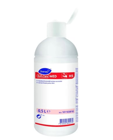 Dezinfectanti maini - Soft Care Med Gel alcoolic dezinfectant 0.5L