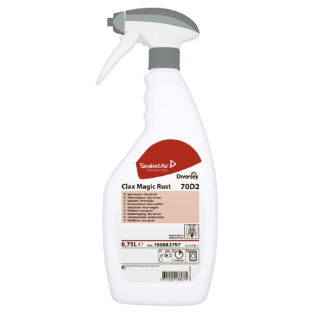 Detergenti profesionali - Solutie pentru indepartarea petelor de rugina Clax Magic Rust 750 ml