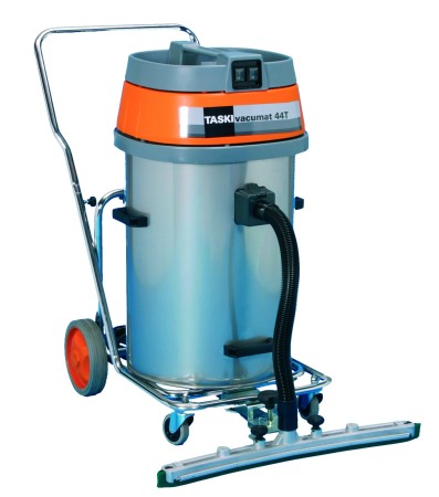 Aspiratoare profesionale de lichide si praf - Taski, Aspirator pentru lichide si praf cu cuva din inox TASKI Vacumat 44T, 2x950W, cuva inox, capacitate bazin 44L