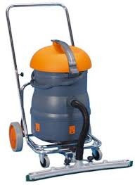 Aspiratoare profesionale de lichide si praf - Taski, Aspirator pentru lichide si praf cu sasiu basculabil si racleta fixomat TASKI VACUMAT 22T, 1000W, aspirare praf pe orice tip de pardoseli, capacitate praf 28L