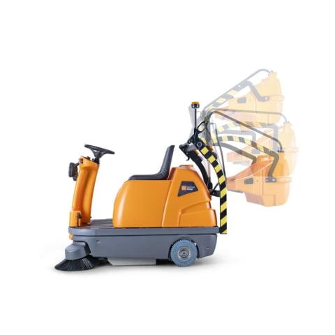 Masini de curatat si aspirat pardoseli dure - TASKI balimat 6500 HD RTU -  Mașină de măturat compactă, cu scaun pentru operator, pentru utilizare versatilă