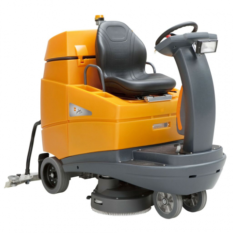 Masini de curatat si aspirat pardoseli dure - TASKI Mașină automată de spălat și uscat pardoseli  - TASKI swingo 4000, cu operator la bord
