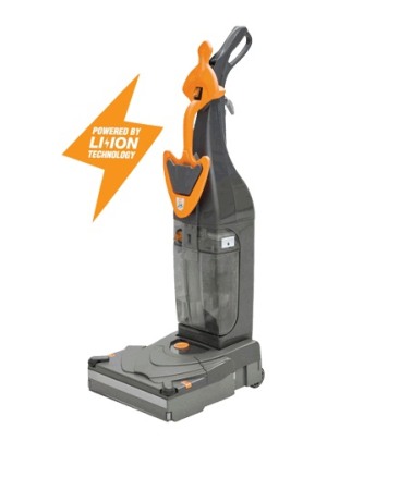 Masini de curatat si aspirat pardoseli dure - Taski, Masina verticala, automata, pentru spalarea si uscarea pardoselilor cu baterie Lithium-Ion Taski Swingo 150B, 520W, 150 B Li-Ion
