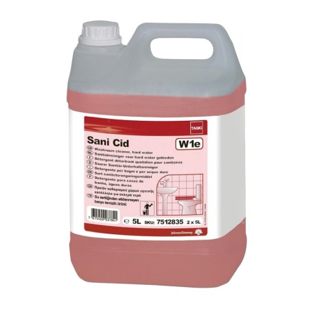Detergenti toaleta - TASKI Sani Cid - Detergent profesional grupuri sanitare, bai 5L
