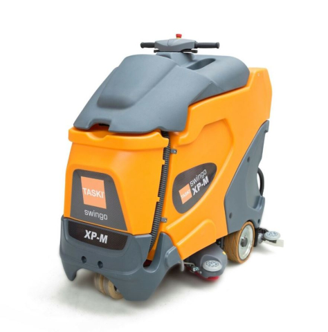 TASKI Swingo XP-M - Mașină automată de spălat și uscat,  cu operator stand-on, baterii şi  încărcător extern [2]