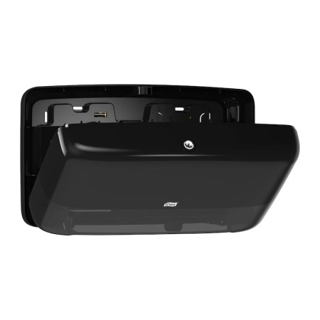 Tork dozator dublu rolÄƒ hÃ¢rtie igienicÄƒ mini jumbo, negru [2]