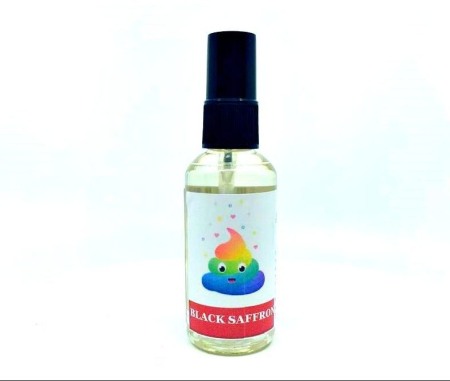 Odorizante profesionale - Ulei parfumat pentru toaleta Happy Shit - Black Saffron, 50ml