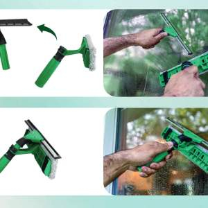 Unger, Pad microfibra pentru spalare geamuri cu racleta 35cm VisaVersa Pro [3]