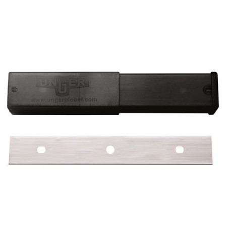 Sisteme profesionale pentru curatarea geamurilor - UNGER Razuitor pentru sticla 10 cm Premium Glass Scraper Blades Stainless Steel