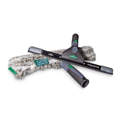 Racleta, perii pardoseala - Unger, Set pentru curatarea geamurilor - Starter Kit Ninja - 35 cm