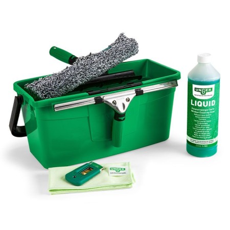 Produse de curatenie - UNGER Set ustensile curatare geamuri ErgoTec  6 in1