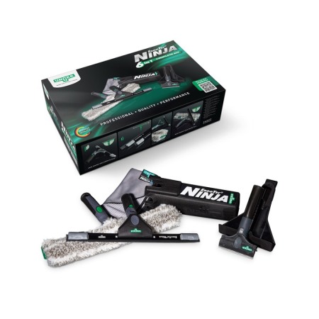 UNGER Set ustensile curatare geamuri ErgoTec NINJA 6 in1