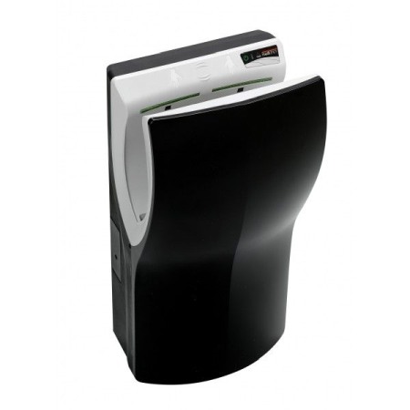 Uscatoare de maini - Uscator de maini DUALFLOW PLUS cu filtru Hepa vertical, Negru