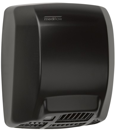 Uscatoare de maini - Uscator de maini Mediclinics Mediflow otel negru cu senzor 2750 W