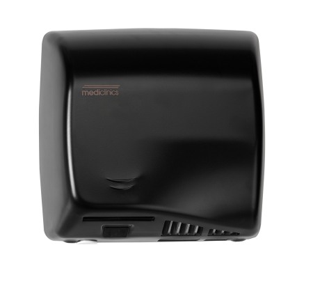 Uscatoare de maini - Uscator de maini Mediclinics Speed Flow otel negru cu senzor