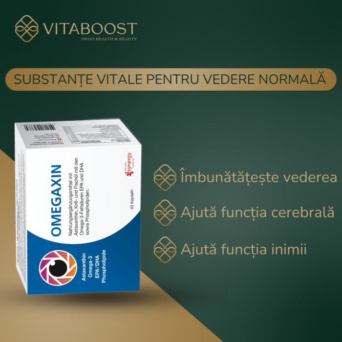 Omegaxin - Supliment Omega-3 pentru Vedere, Creier și Inimă [3]