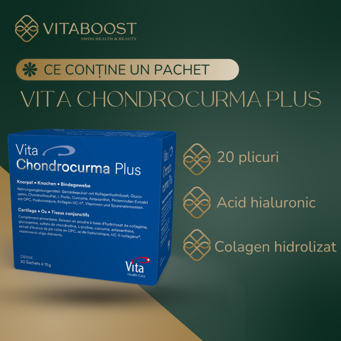 Vita ChondroCurma Plus - Drink: Supliment pentru Articulații cu Colagen și Acid Hialuronic [5]