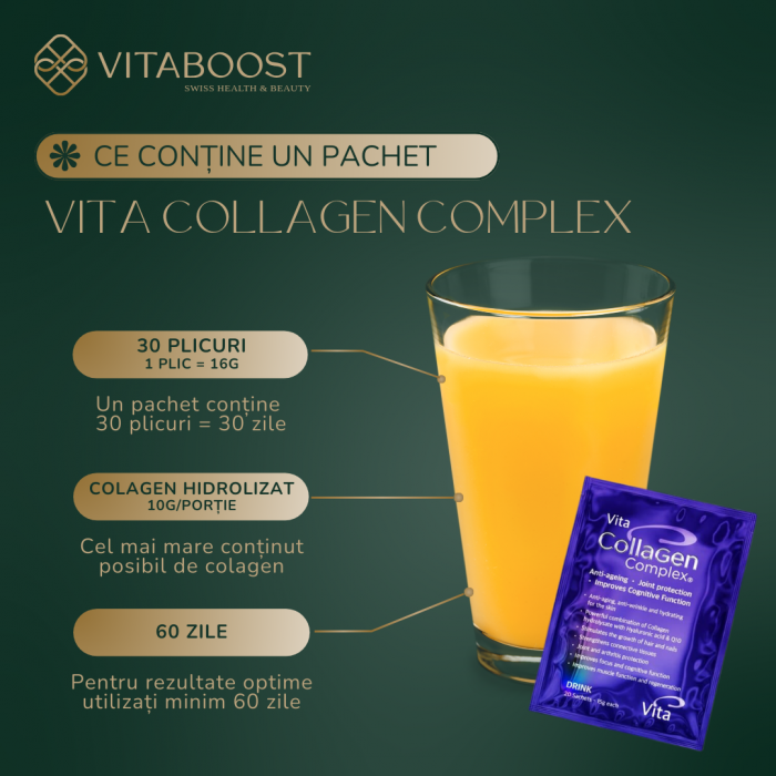 VITA COLLAGEN COMPLEX - DRINK colagen hidrolizat cu acid hialuronic [4]