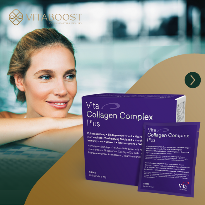 Vita Collagen Complex PLUS - Hidrolizat de Colagen pentru Piele, Păr, Unghii, Articulații, Oase [2]