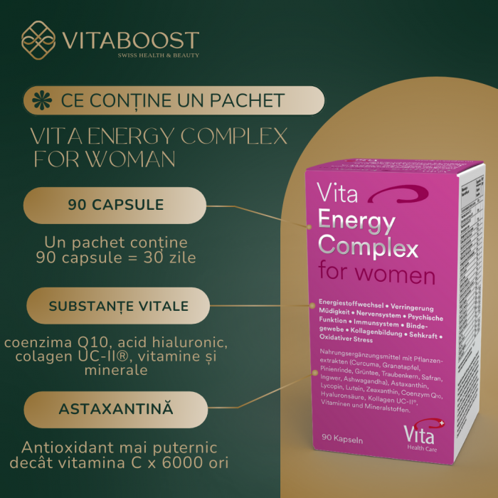 Vita Energy Complex for Women - Supliment Energie și Imunitate [4]