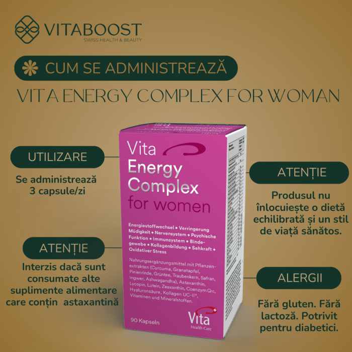 Vita Energy Complex for Women - Supliment Energie și Imunitate [5]