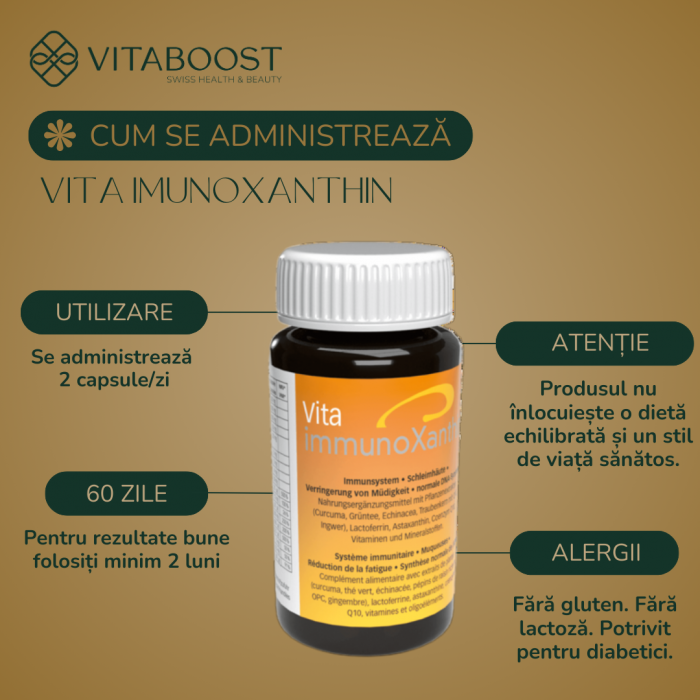 Capsule Vita Immunoxanthin - Supliment pentru Imunitate și Reducerea Oboselii [5]