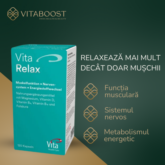 Vita Relax - Supliment Mușchi și Sistem Nervos cu Magneziu și Vitamine [3]