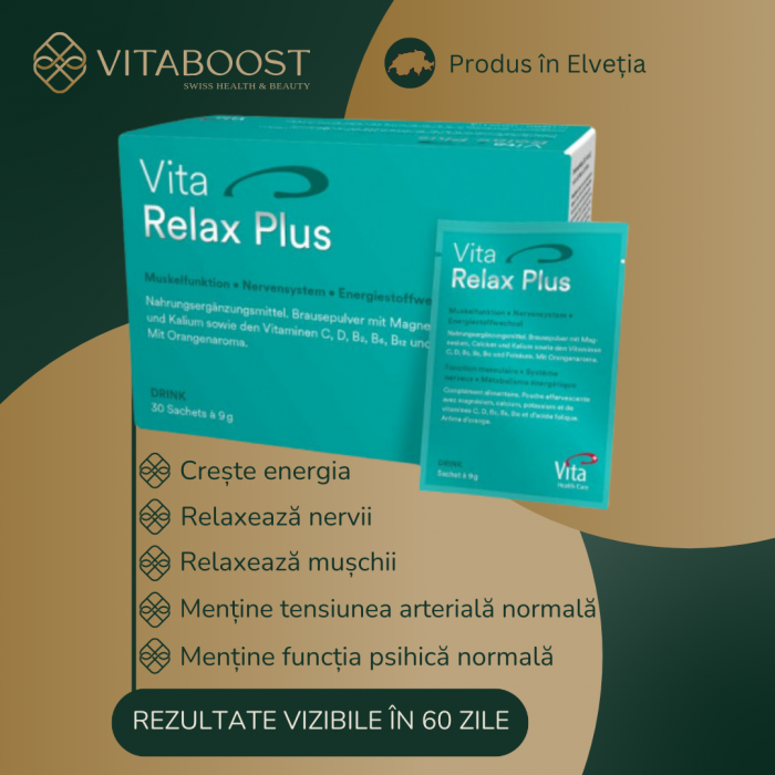 Vita Relax Plus Drink - Supliment pentru Funcția Musculară și Sistemul Nervos [3]